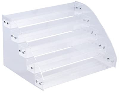 POPETPOP Acrylic Nail Polish Organizer Rack Layers Table Display for Nail Varnish Storage