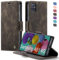 XYGLOW Handyhülle für Samsung Galaxy A51 4G Hülle Klappbar Premium PU Lederhülle Klapphülle【RFID Schutz】 Kartenfach Standfunktion Schutzhülle für Samsung A51 4G Flip Case Wallet Tasche Cover, Kaffee