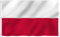 MOGADEE® Polen Flagge, Polska Fahne 90 x 150 cm, Polnische Nationalflagge mit 2 Messing-Ösen, Polyester Wetterfeste Fanflagge für Fahnenmast, Polnische Fahne für Sportveranstaltungen, Partys, Paraden