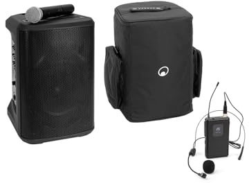 OMNITRONIC Set PORTY-8A Drahtlos-PA-System + Taschensender inkl. Headset + Soft-Bag