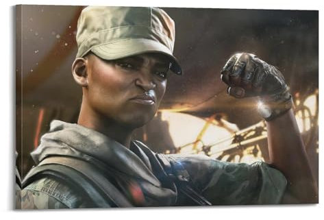 YIHAIKAI Shooting Game Poster Call of Duty Cold War Poster, dekorative Malerei, Leinwand, Wandposter und Kunstdruck, moderne Familienschlafzimmer-Dekoration, Poster, 20 x 30 cm