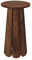 AltoBuy LYLIAN - Bout de Canapé en MDF Aspect Noyer