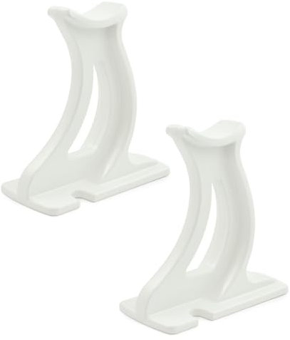 Hot Flow Paire de pieds de radiateur colonnes Blanc 100 mm Compatible avec radiateurs colonnes et radiateurs en fonte. Produit idéal pour supporter le poids des radiateurs colonnes.