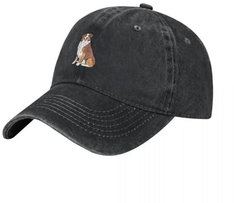 Australian Shepherd Gesicht niedliche Illustration - rot tri Australian Shepherd Baseball Cap Custom Cap Rugby Golf tragen Männer Frauen