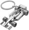 XOXVURI Metal Car Key Fob Keyring F1 Enthusiasts For Your Key Or Display, Great Gift For Men And Women, Formula 1 Portachiavi