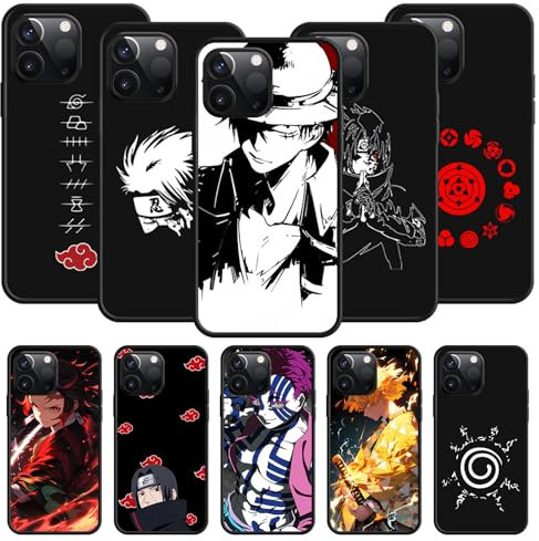 HBRYXJ Personalisierte Handyhülle für iPhone 16,Anime Custom hülle,Coole Kunst Serie Muster Selber gestalten hülle,Anime Motiv Personalisiert Benutzerdefinierte Name Text Individuelle Case