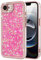 Lafunda for iPhone 16e Case for Womens Girls, Luxury Bling Glitter Diamond Crystal Festival Shiny Case Camera Protection Shockproof Silicone TPU Phone Cover for iPhone 16e 6.1, Hot Pink