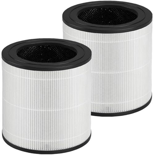 FY0611 Replacement Filter Compatible with Philips 600 Series AC0650/10 AC0651/10 Air Purifier, 3-in-1, H13 True HEPA & Activated Carbon Air Filter, Replace Part FY0611/30, 2 Pack