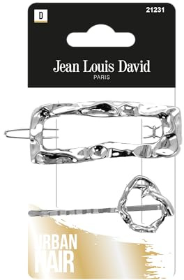 Jean Louis David - Barrette à cheveux - Coiffure - Coloris Aléatoire Or ou Argent - Ornement - Accessoire Mode
