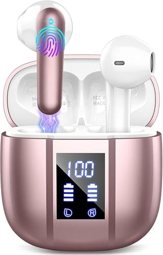 Drsaec Bluetooth Kopfhörer, 6D Tiefer Bass In Ear Kopfhörer Kabellos Bluetooth 2025 Neu 48Std Kabellose Kopfhörer mit 4 ENC Mic, Noise Cancelling Ear Buds, USB-C, IP7 Wasserdicht Sport Ohrhörer