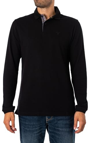 BarbourPoloshirt - black