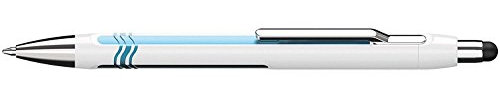 Schneider 5 Stück Kugelschreiber Epsilon Touch blau/weiß pte Extra Large Blau