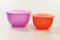 TUPPERWARE Junge Welle 4,3 L lila + 2,5 L pastellorange Schüssel
