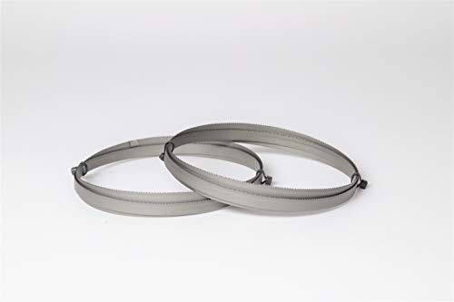 Encut Lot de 2 lames de scie à ruban haute performance 1140 x 13 x 0,65 mm, 8-12 dents par pZ bimétallique M42 par exemple pour ruban de scie Güde MBS 105 V