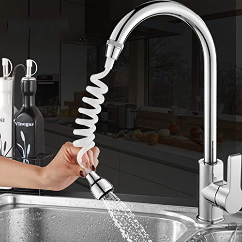 360 Rotate Swivel Faucet Sprayer, Faucet Extension Tubes, Portable Telescopic Shower Nozzle Kitchen Sink Rotatable Sprayer, Home Tap Bubbler Filter