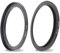 67mm-77mm Lens-Filter Step Up Adapter Ring, 67mm Lens to 77mm Filter, Hood, Lens Converter and Other Accessories(2 Packs), Fire Rock Aviation Aluminum Alloy Ring