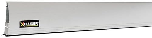 Xcluder Balai de Porte Versa-Line de 91,4 cm, Couvercle en Aluminium – Scelle Les rongeurs et Les parasites, Facile à Installer, réglage Maximal; Joint sous la Porte; Balayage de Porte Anti-rongeurs