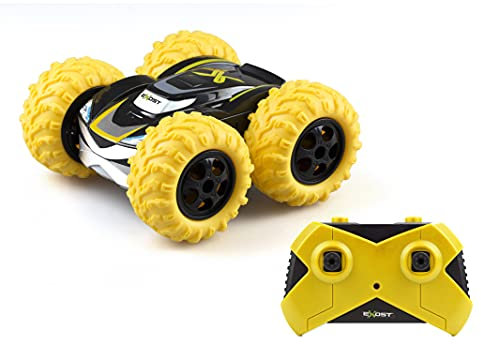 Silverlit - Exost Auto, 360 Cross, gelb, ferngesteuert, für Kinder ab 5 Jahren, 360°-Geländegängigkeit auf 2 Seiten, Geschwindigkeit: 12 km/h, leicht zu öffnende, ökologische Verpackung — 54729