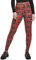 Urban Classics Damen Ladies Soft AOP Leggings Yoga Pants, redcheck, 5XL