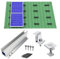 Warmfay Solarmodul Halterung Befestigungssystem, PV Modul Halterung mit 230MM Aluprofil und Einstellbar Klemme für 2X Solarmodul 30-35mm Dicke, Solarpanel Halterung für Blechdach Flachdach Trapezblech