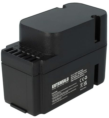 EXTENSILO Batterie Remplacement pour Worx WA3225, WA3226, WA3565 pour Robot Tondeuse (2500mAh, 28V, Li-ION)