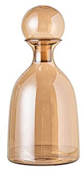 TOMYEUS Beber jarras de té Jarra de Cristal de 50,7 onzas con Tapa de Bola Hogar de Agua fría Jarra Grande for té Helado, sangría, Limonada y más Botellas de Bebida