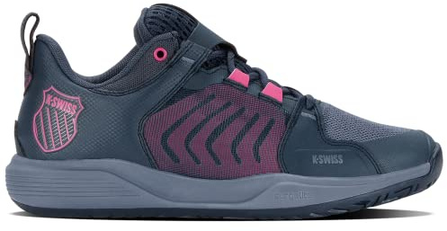 K-Swiss Damen Tennisschuh Ultrashot Team Grau/Blau/Rosa
