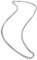 KnSam Edelstahl Weizenkette 90 cm, Edelstahlkette Herren Silber Metallkette Vintage Breit 3MM Metallkette Lang