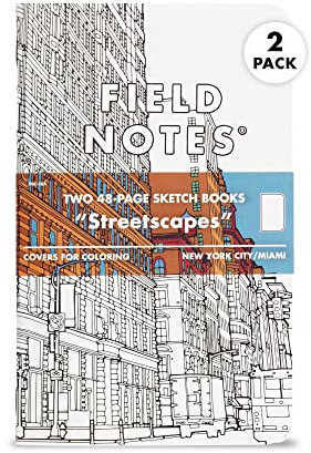 Field Notes Streetscapes Sketch Book – New York City/Miami New York City/Miami, taglia unica