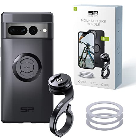 SP CONNECT Mountain Bike Bundle |SPC+| Compatible avec Google Pixel 7 Pro | Support Telephone Velo VTT | Accessoires Velo VTT
