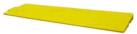GARMEC Plastic Threshold Slope Mat Step Mat Indoor Uphill Threshold Mat Door Slope Mat Sweeping Robot Climbing Mat (Color : Yellow, Size : 25x10x4cm)