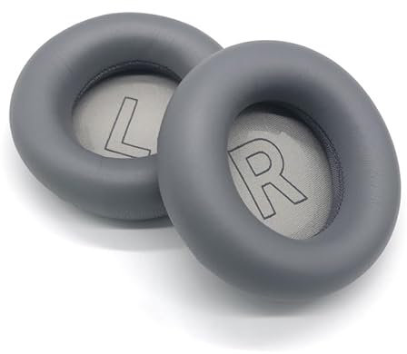 JOYSOG Beoplay H4 - Almohadillas de repuesto para auriculares Bang & Olufsen Beoplay H4, almohadillas para orejas de repuesto (gris)