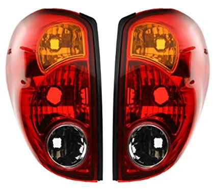 ANATUM Rücklicht für LKW-Anhänger Paar Auto Rücklichter Bremse Mit Draht Ersatz Rauch Auto Rücklichter Für Mitsubishi L200 Triton Colt 2005-2016