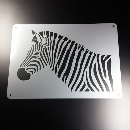 Schablone Zebra Afrika Zebrakopf - BV53