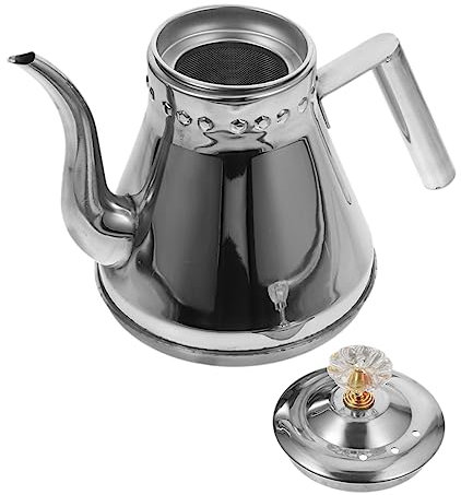 MILISTEN Tetera De Acero Inoxidable Con Filtro Tetera De 2 L Para Hervir Té Utensilios De Cocina