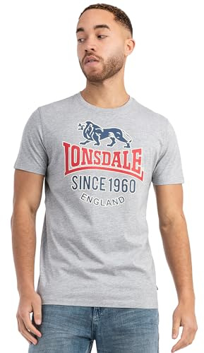 Lonsdale Herren T-Shirt Normale Passform GONFIRTH