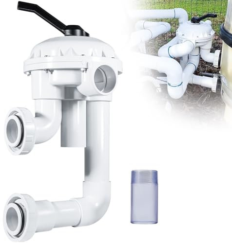 E-cowlboy 261050 HiFlow-Ventil mit Sanitär-Ersatz-Pool/Spa D.E. und Sandfilter, 5,1 cm