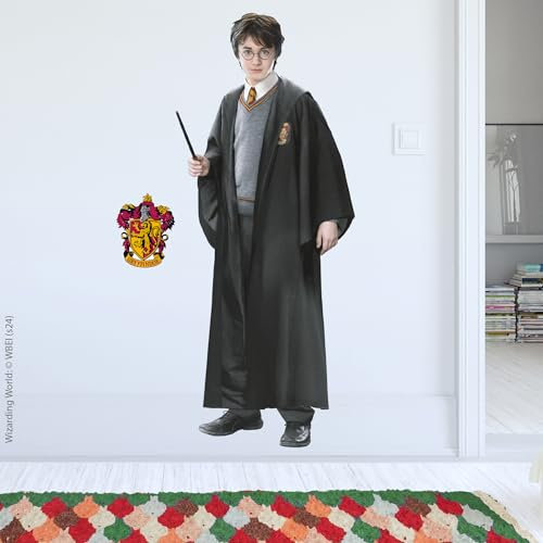 Harry Potter Wall Sticker – Harry Potter 2nd Year Character Wall Decal Wizarding World Art (145cm Height x 60cm Width - LIFESIZE)