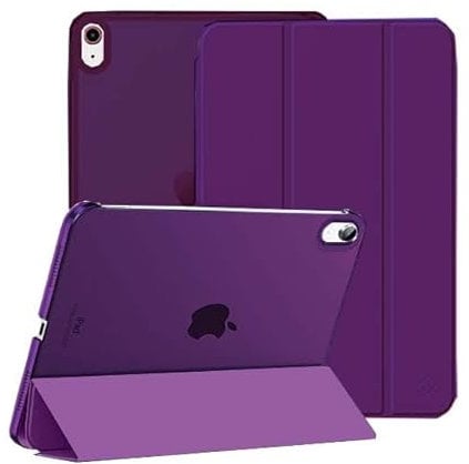 KKTECH iPad Case for 10th & 11th Generation (10.9”) – Slim Magnetic Stand Cover, Auto Sleep/Wake Hard Back Shell for Models A2757 A2777 A2696, Lightweight & Durable