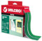 VELCRO Brand Colores | Cinta adhesiva verde | Rollo de 10 pies con adhesivo, corta tiras a la longitud | monta la decoración del aula, crea proyectos de manualidades de temporada | Organiza el hogar u