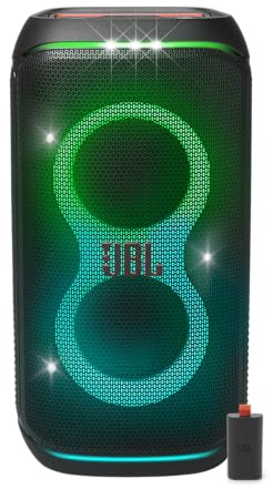 JBL PARTYBOX Club 120 Portable Party Speaker Bundle with Additional Battery 200 (Black)
