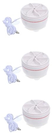 Uonlytech 3stücke Mini Ultrasonic Tragbare Waschmaschine Faltbare Waschmaschine Für Unterwäsche Für Reisen Und Geschäftsreisen Aus Langlebigem Material Leichte Und Kompakte Waschlösung