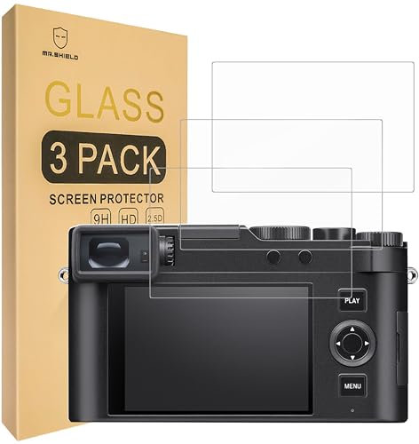 Mr.Shield Schutzfolie Kompatibel mit Leica D-LUX 8 / D-LUX 7 [3 Stück] Schutzglas Schutzglasfolie 9H Härte, HD Klare Displayschutzfolie