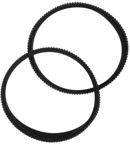 UKCOCO 2pcs Handheld Electric Planer Drive Belts Replacement Drive Belt for Planer High Strength Rubber for Woodworking