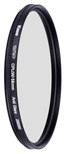 Kase CPL III Slim SMP Filter zum Einschrauben, mehrfach vergütet, gehärtetes optisches Glas, blendfrei, geringe Reflexion (58 mm)