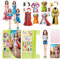 Magnetische Puppen, magnetische Anziehpuppen für Mädchen, Anzieh-Kit mit Zubehör und Outfits von Magnet People, Stickerbuch mit Magnet für Aktivitäten
