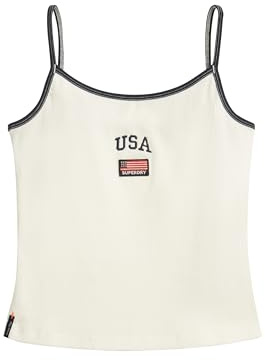 Superdry Athletic Essential Cami Unisex T-Shirt Off-White