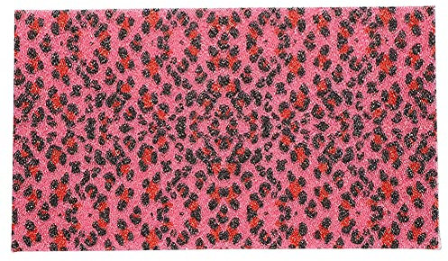 ZenithAur Nail Art Table Mat, Outlast Nail Art Pad Hand Holder for Nail DIY, Nice for Nail Salon and Beginners (07-Pink leopard print)