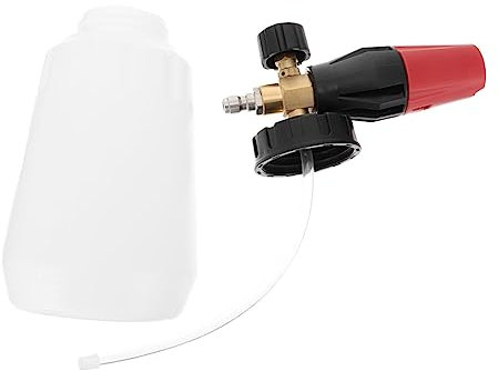 POPETPOP Botella De Riego Multifuncional con Espuma para Lavado De Coches Spray De Alta Presión Capacidad y Ajustable para Jardinería y Limpieza Interior y Exterior