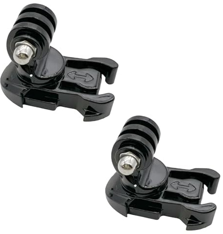 KASINshooting 360 Degree Rotating Quick Release Base Vertical Swivel Buckle Mount for Go pro Hero 13 12 11 10 9 8 7 and Insta360 One DJI Xiaomi Yi Action Cameras